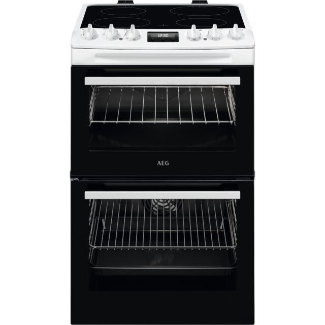 AEG CCX1530ACW Cooker Electric Double Oven 55Cm
