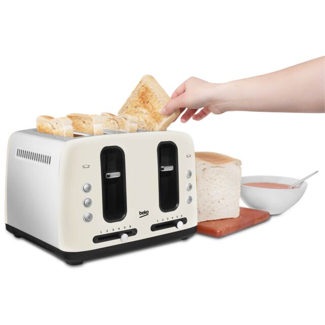 Beko TAM7401C 4 Slice Toaster