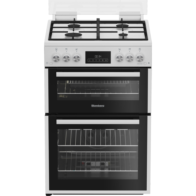 Blomberg GGRN655W Cooker Gas Double Oven