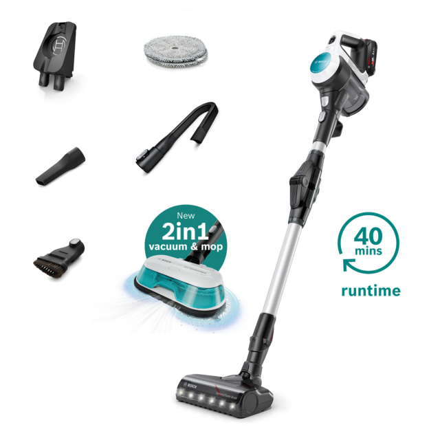 Bosch BCS71HYGGB 2-1 Vac & Mop