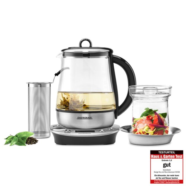 GASTOBACK 62438 3 In 1 Automatic Tea + Water Kettle + Precision Cooker
