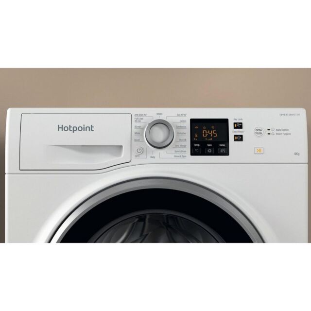 Hotpoint NSWE845CWSUKN Washing Machine 8Kg Load