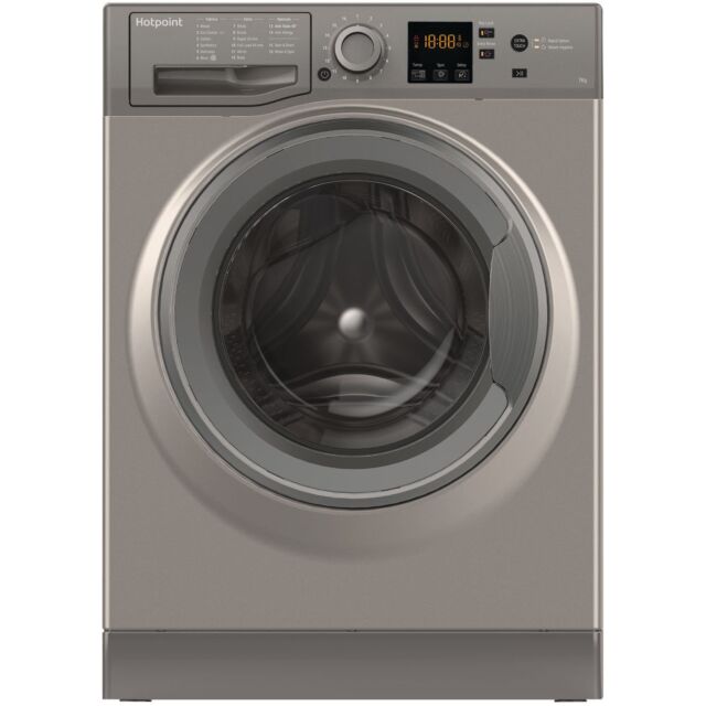 Hotpoint NSWF743UGG Washing Machine 7Kg, 1400 Spin