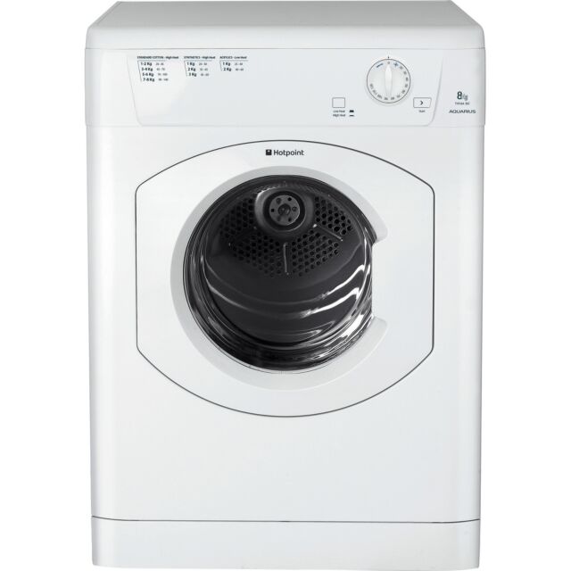 Hotpoint TVHM80CP Tumble Dryer Vented 8Kg Load