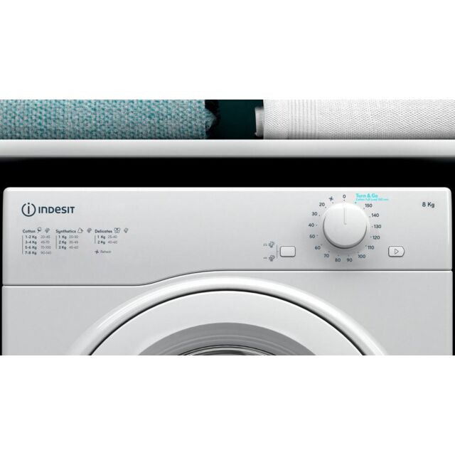 Indesit I1D80WUK Tumble Dryer 8Kg Load Vented