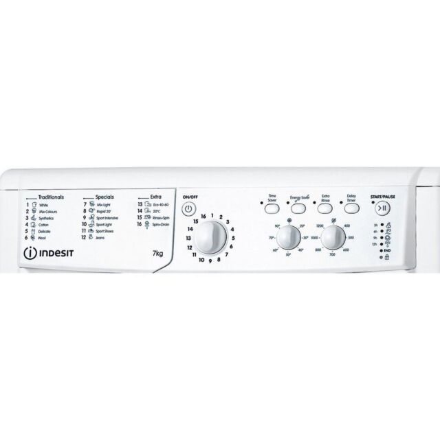 Indesit IWC71252WUKN 7Kg 1200 Spin Washing Machine