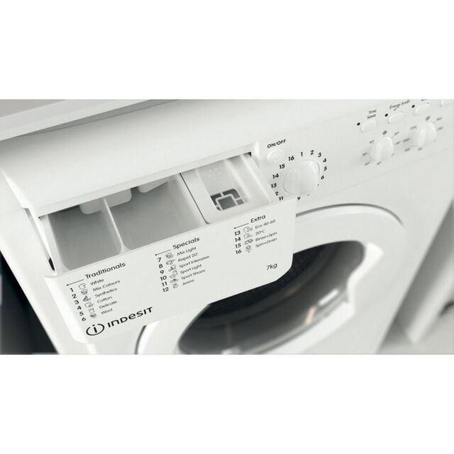 Indesit IWC71252WUKN 7Kg 1200 Spin Washing Machine