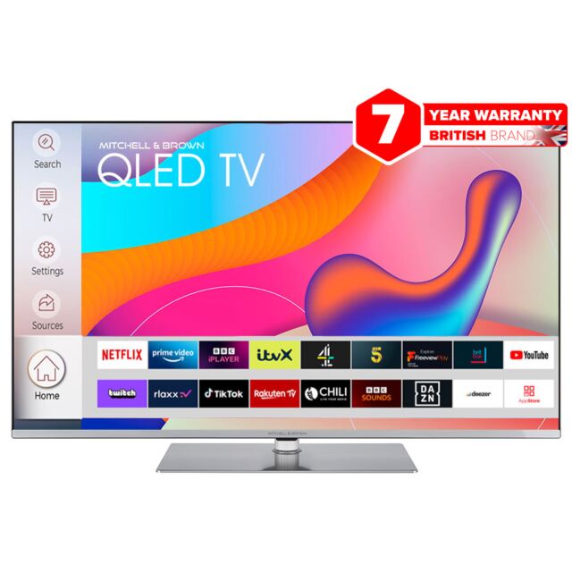 Mitchell And Brown JB-43QLED1811LIN 43inch 4K Qled Linux Smart TV 