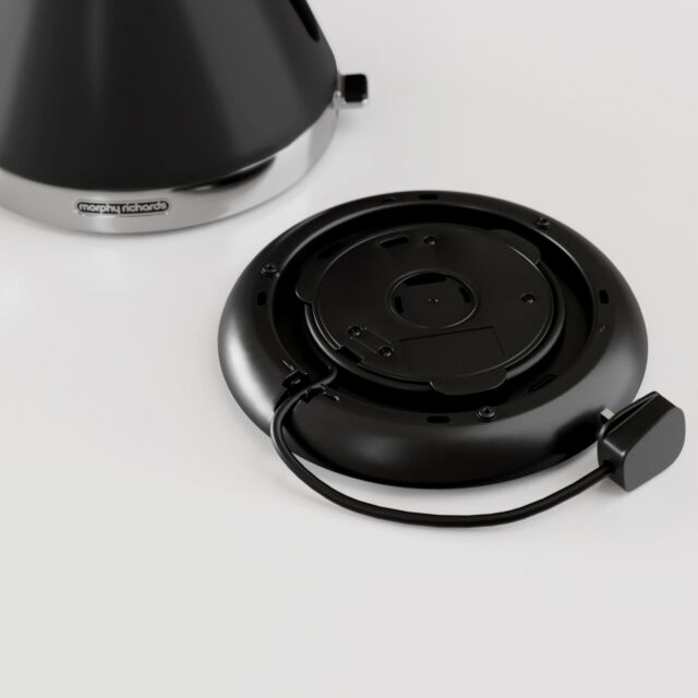 Morphy Richards 100131 1.5 Litres Venture Pyramid Rapid Boil Kettle - Black