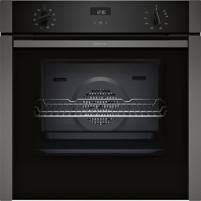 Neff B3ACE4AG3B Oven Single Built-In, Slide And Hide