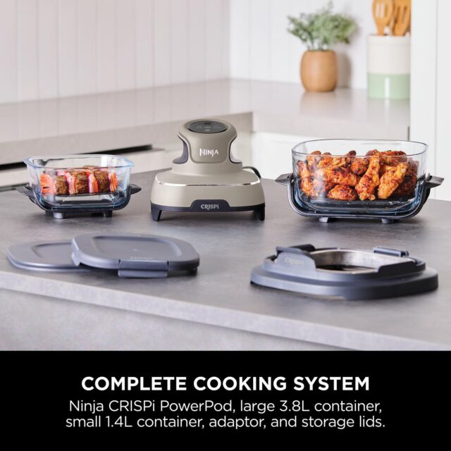 Ninja FN101UKST Crispi 4-In-1 Portable Air Fryer