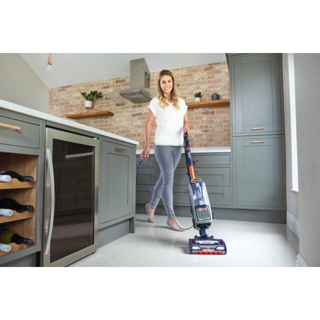 Shark NZ801UKT Anti Hair Wrap Upright Vacuum Cleaner With Powered Lift- Away, Truepet - Blue