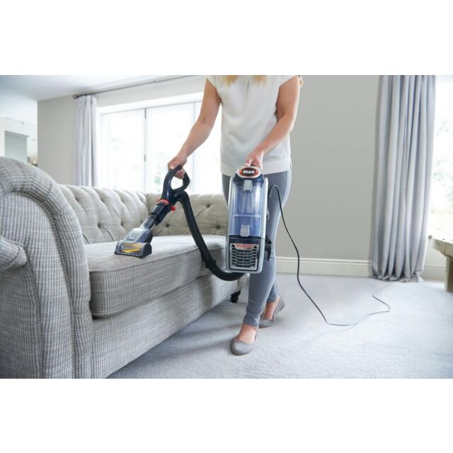 Shark NZ801UKT Anti Hair Wrap Upright Vacuum Cleaner With Powered Lift- Away, Truepet - Blue