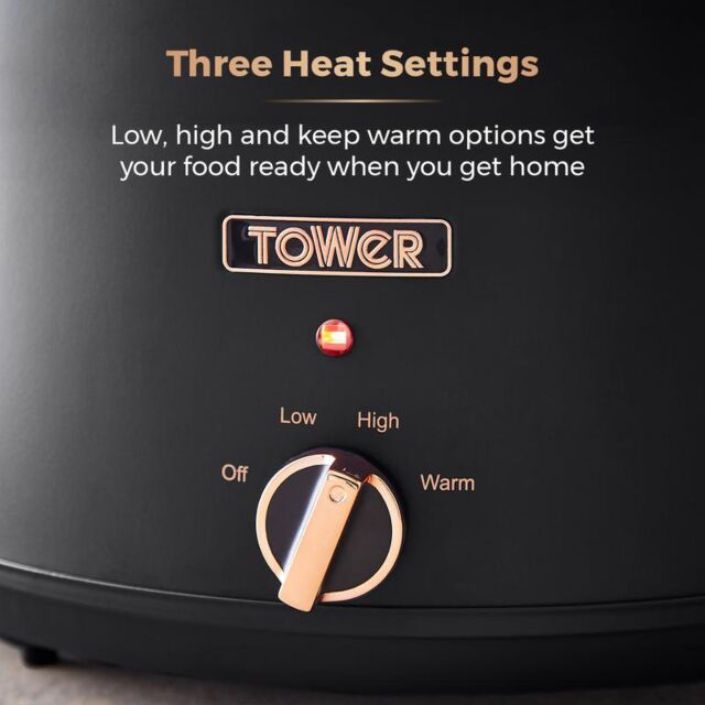 Tower T16043BLK 6.5Ltr Slow Cooker