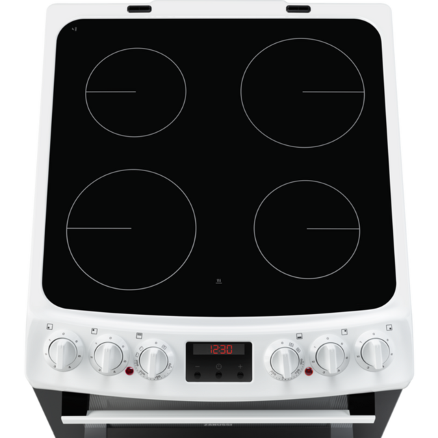 Zanussi ZCV46250WA Freestanding Electric Cooker